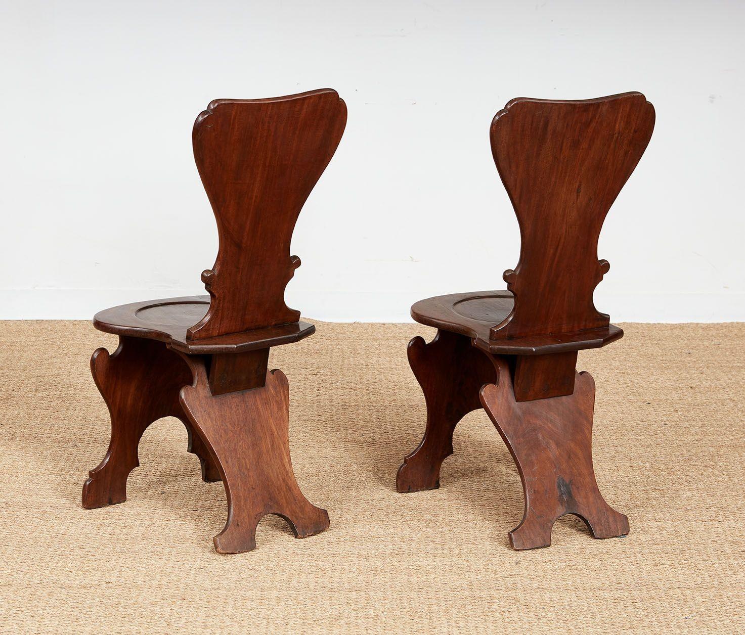 Paar Sgabello Hall Stühle im Angebot 7