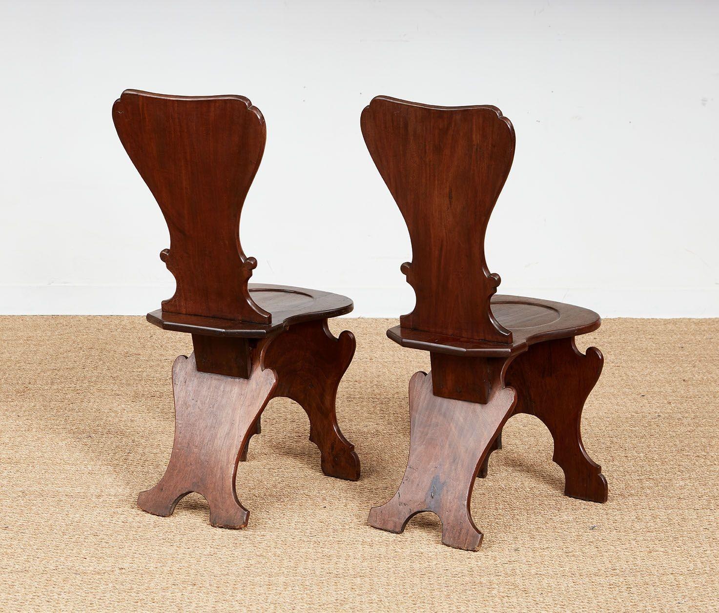 Paar Sgabello Hall Stühle im Angebot 9