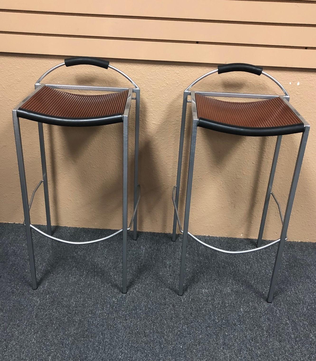Post-Modern Pair of Sgabello Stools by Maurizio Peregalli for Zeus