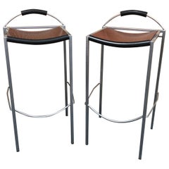 Vintage Pair of Sgabello Stools by Maurizio Peregalli for Zeus