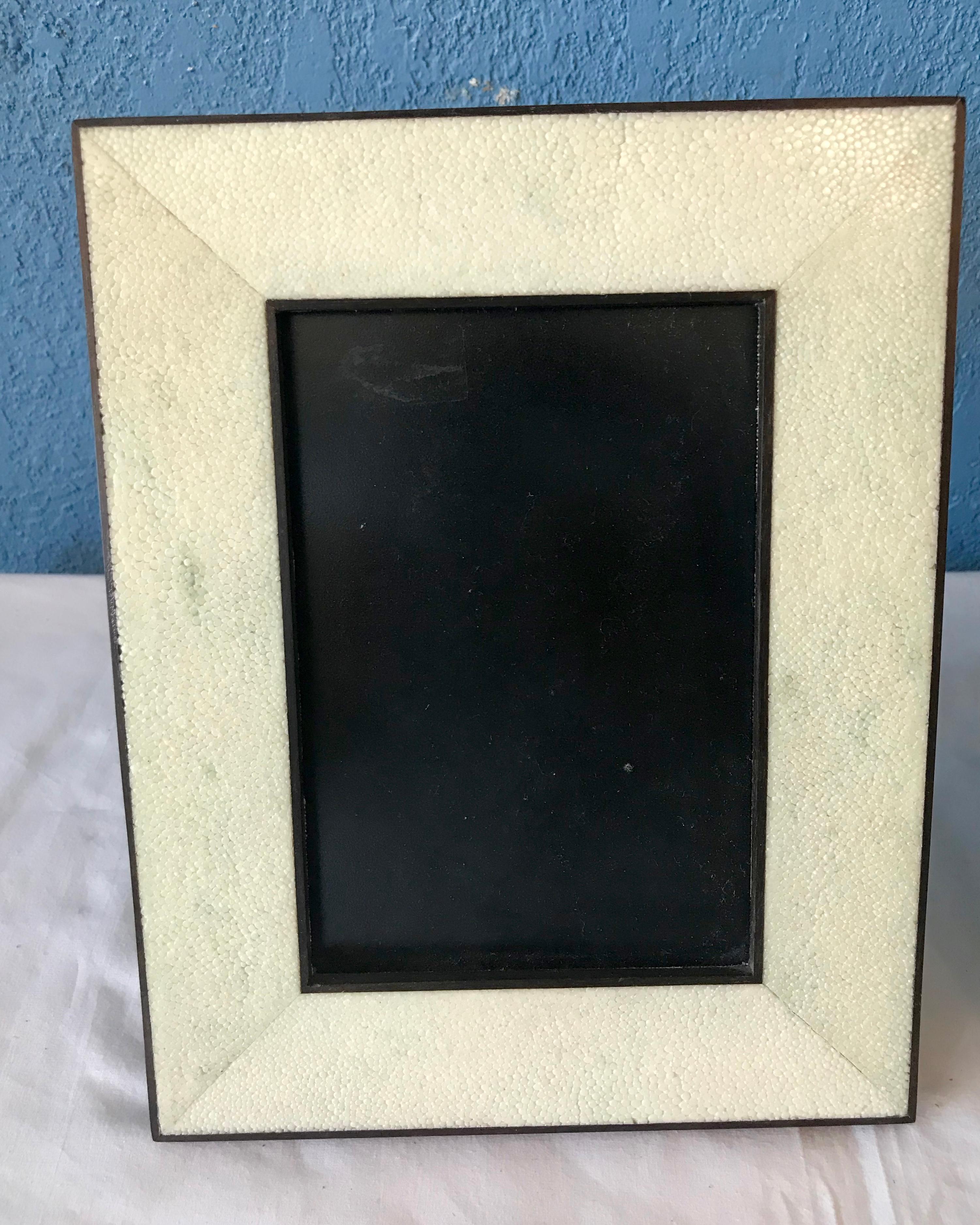 Pair of Shagreen Picture Frames 3
