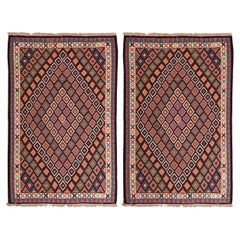 Pair of SHAHSAVAN Kilims
