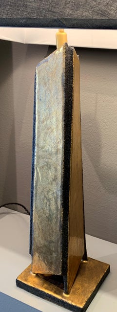 Pair of Shard Lamps by Sotis Filippides Ceramic and 24-Carat Gold, 21st Century