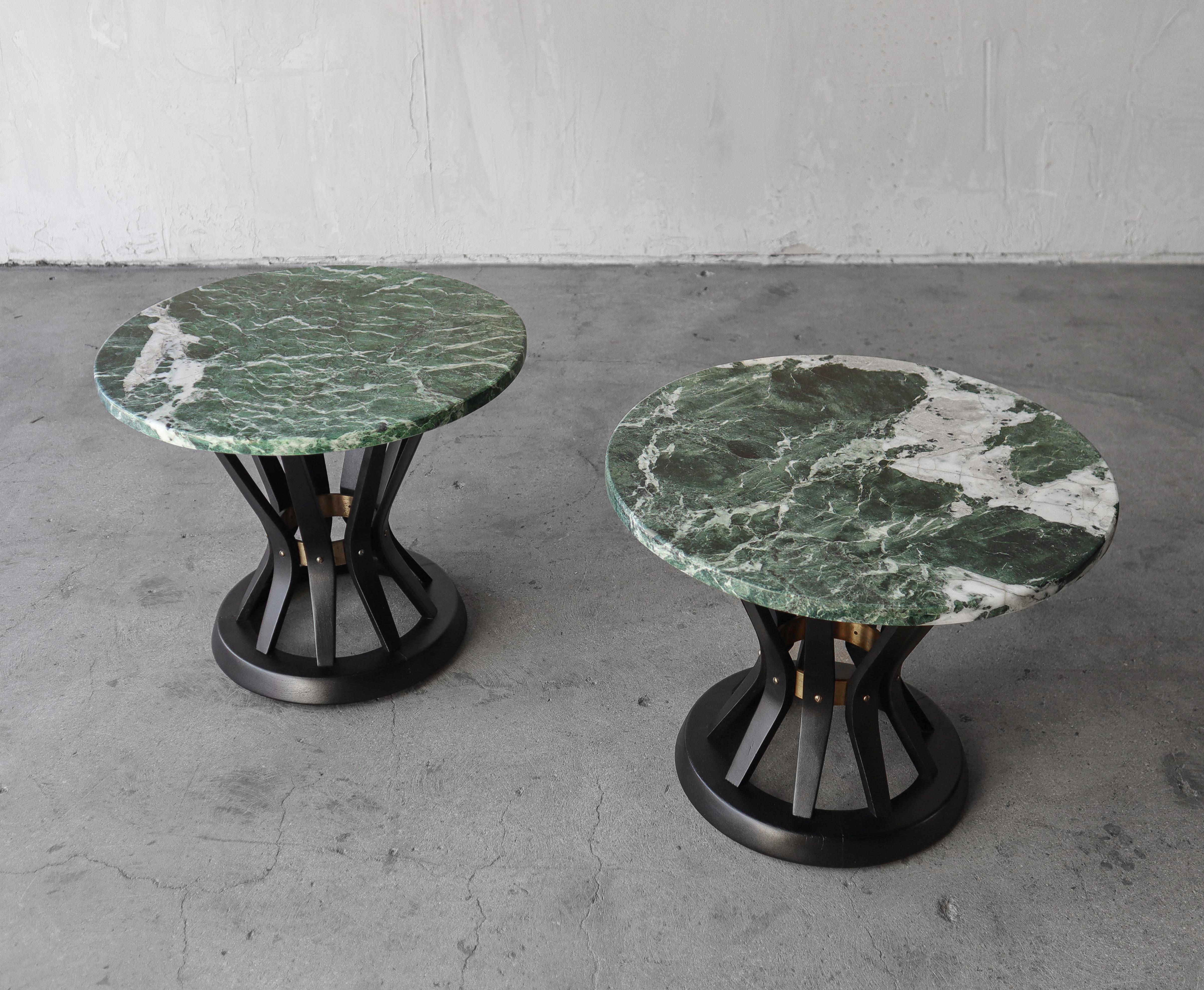 20th Century Pair of Sheaf of Wheat Tables by Edward Wormley For Sale