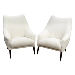 Vintage Pair of Shearling Chairs