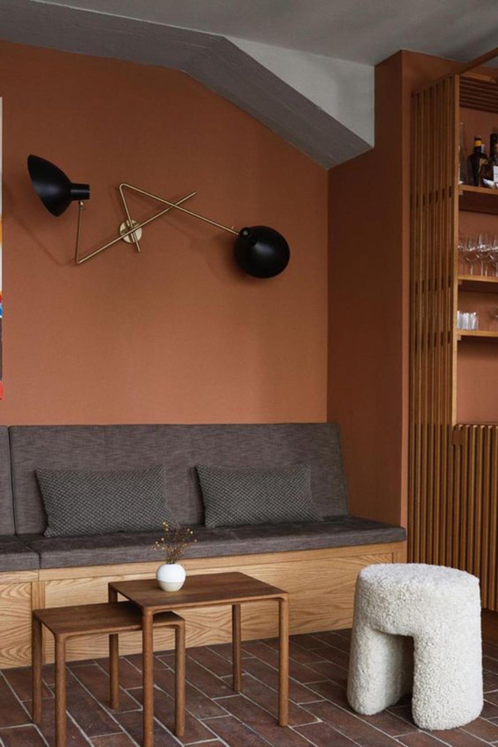 Pair of Sheepskin Moonlight Sequoia Pouf by Space Copenhagen for Fredericia For Sale 2