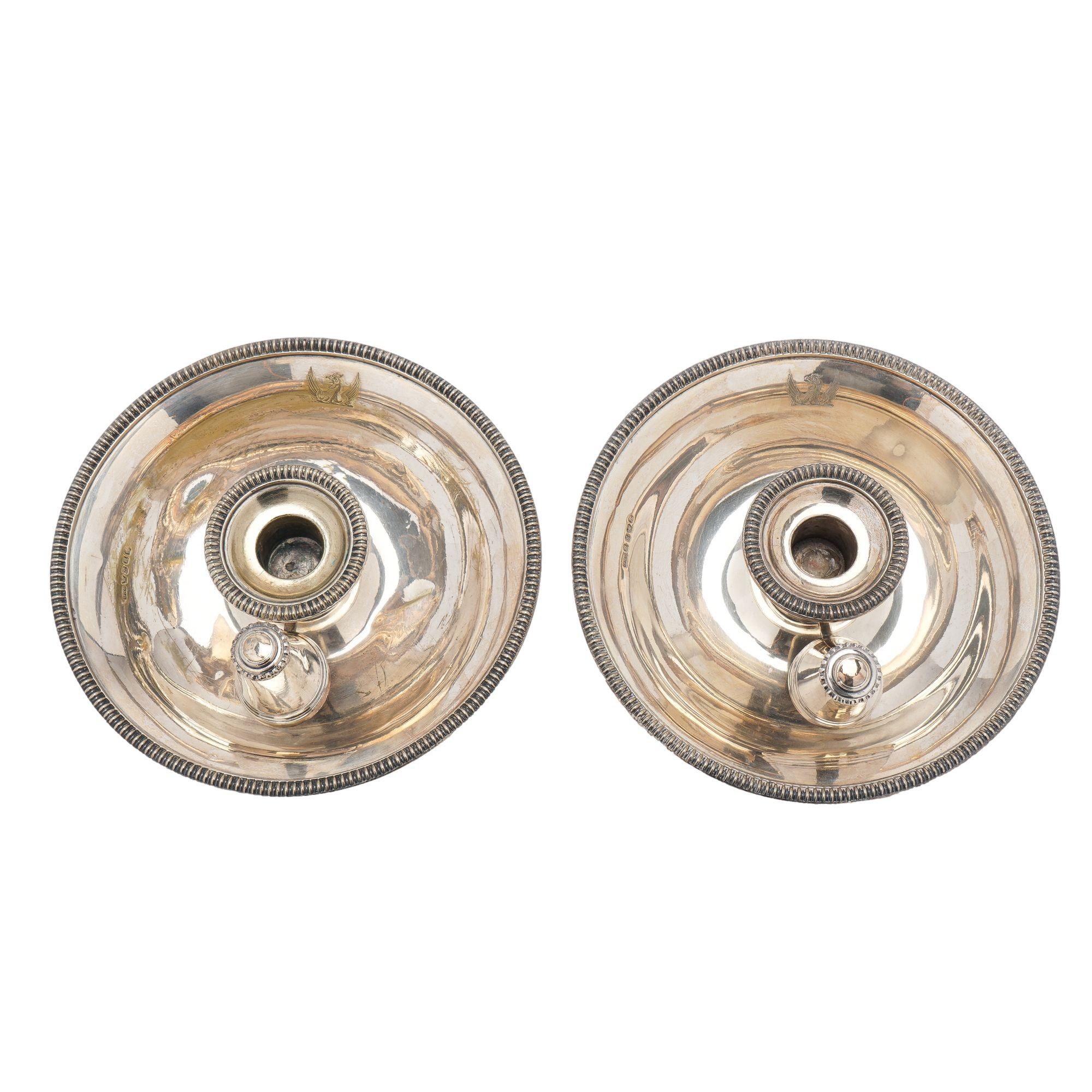 Paire de chandeliers de chambre Sheffield par George Richmond Collis, vers 1830 en vente 7