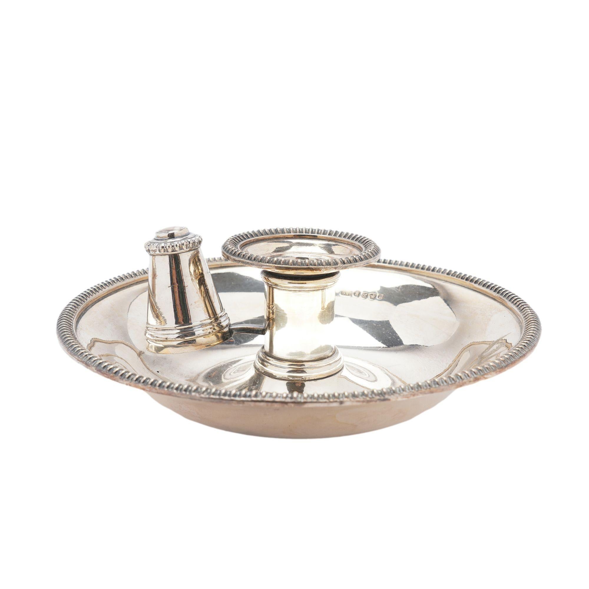 Plaqué argent Paire de chandeliers de chambre Sheffield par George Richmond Collis, vers 1830 en vente