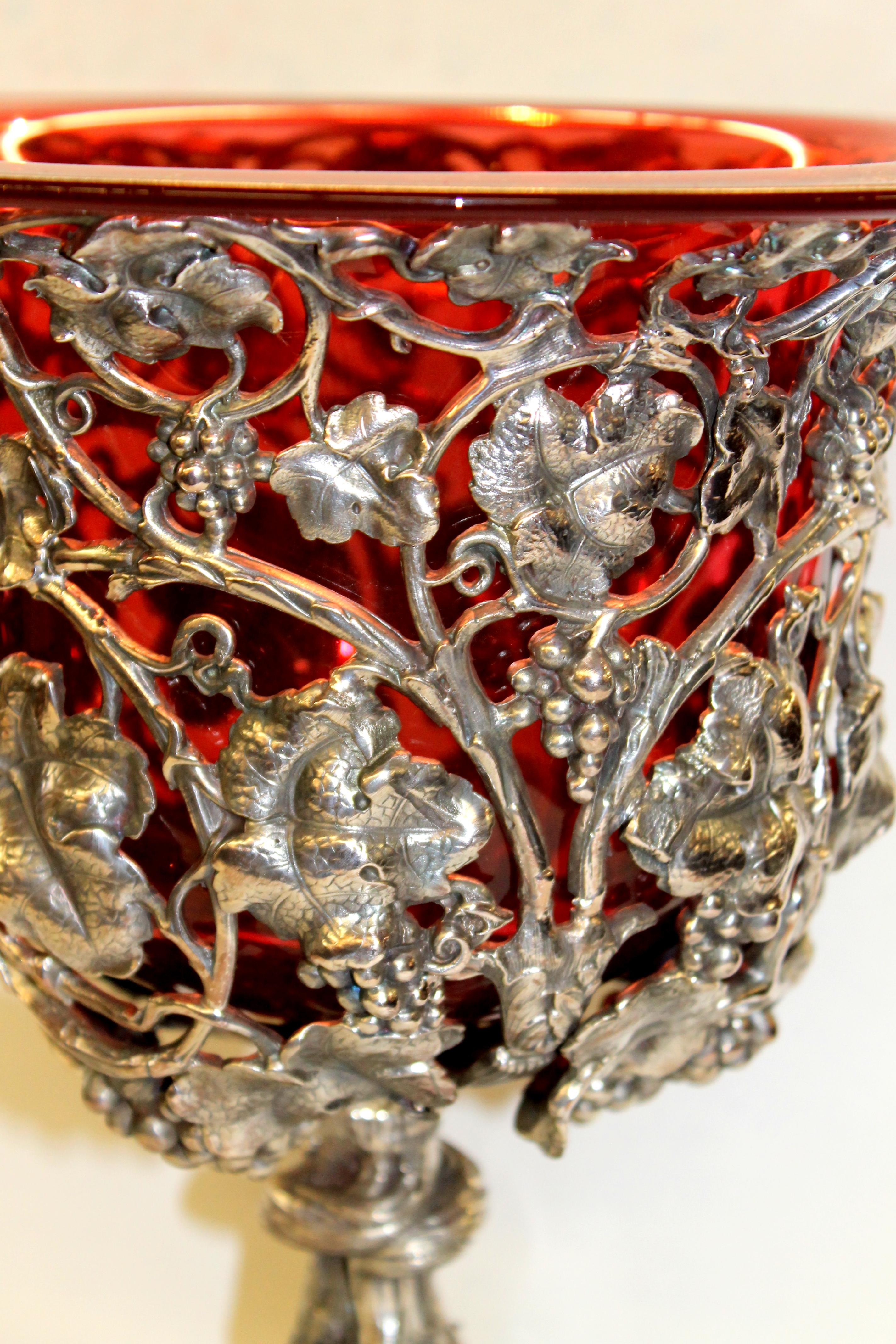 Pair of Sheffield Silver Plate Rococo Style Wine Coolers 1