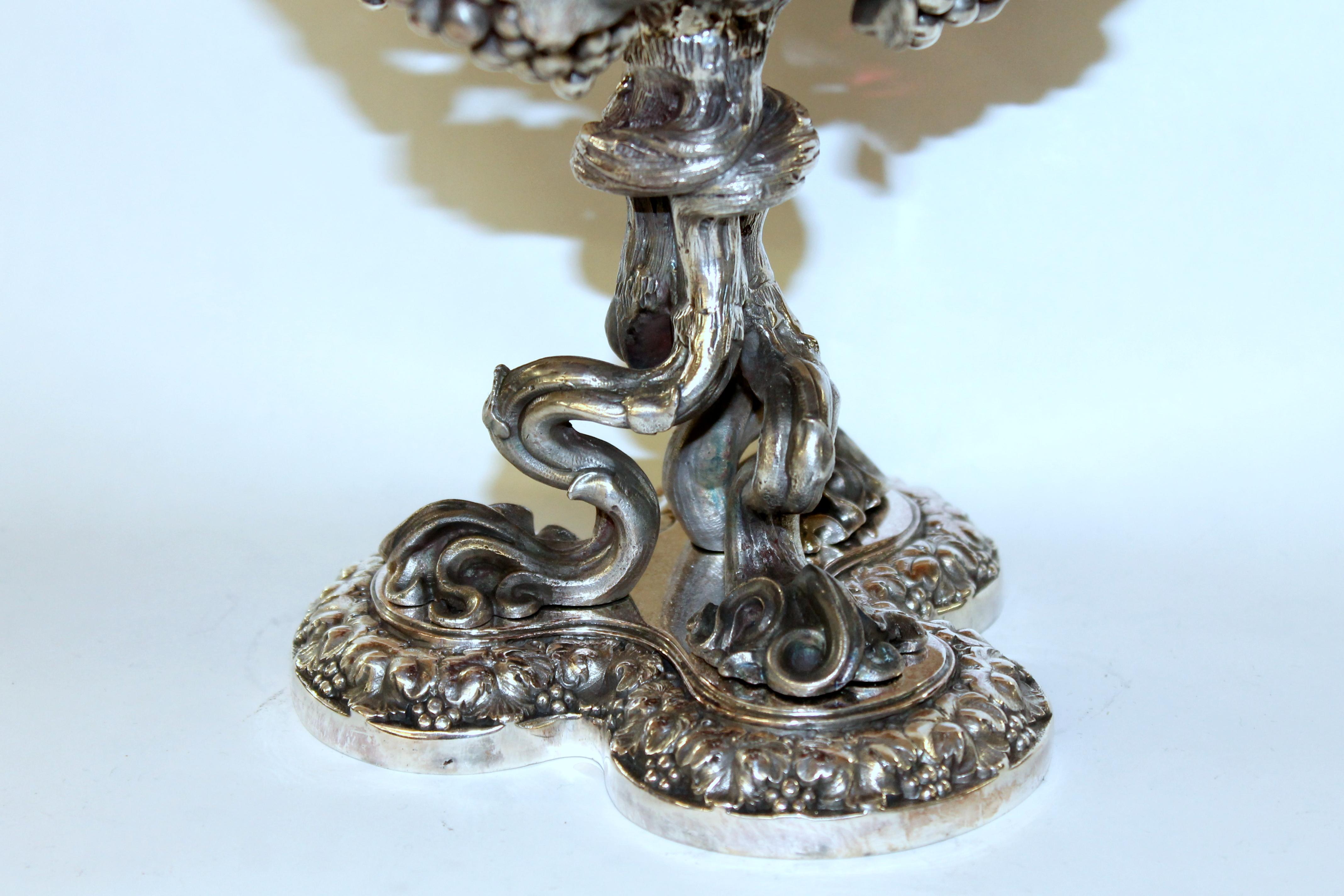 Pair of Sheffield Silver Plate Rococo Style Wine Coolers 2