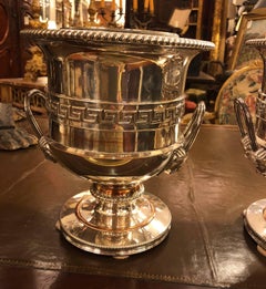 Pair of Sheffield Silver Wine Coolers