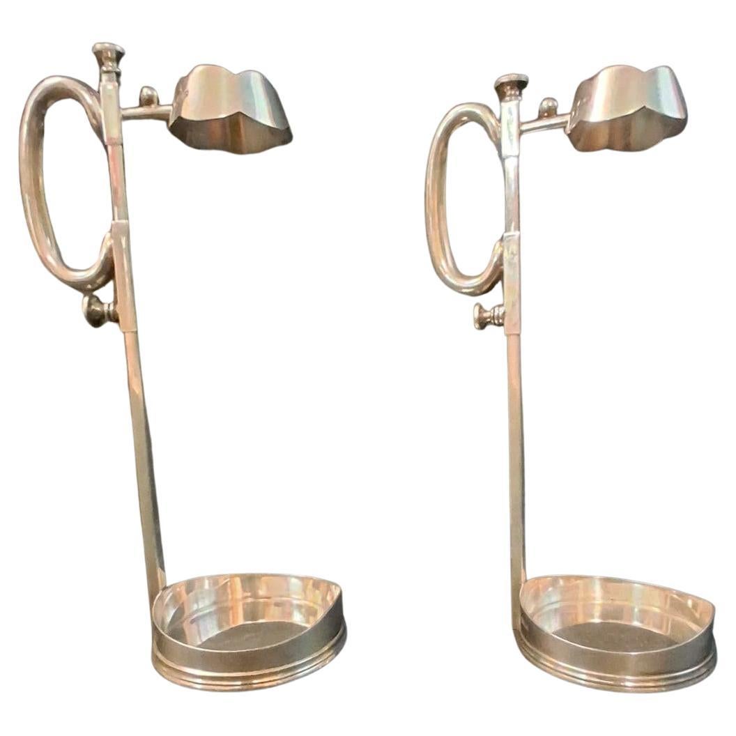 Paar Weinflaschenhalter aus Old Sheffield Sterling 925 aus Sterling