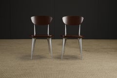 Coppia di sedie scultoree in alluminio 'Gazelle' di Shelby Williams, anni '60