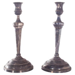 Paire de chandeliers coquillage