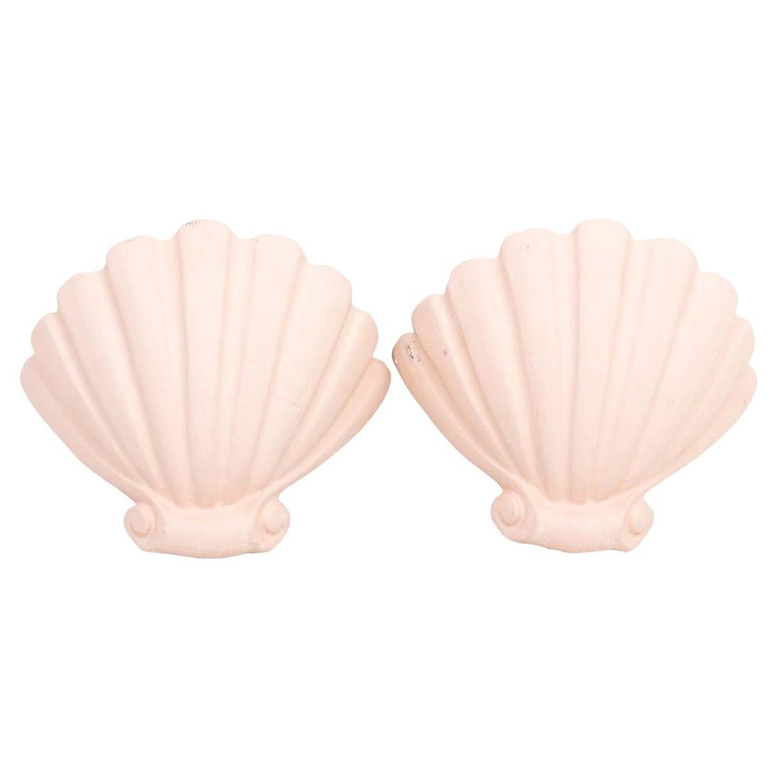 Pair of Shell Form Wall Sconces  For Sale