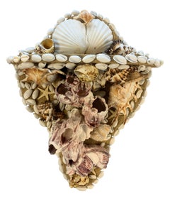 Paar Shell Groto Wandhalterungen