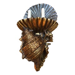 Pair of Shell-Shaped Sconces