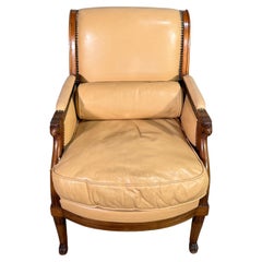 Pair of Shepherdesses Chairs in St. Dominique Blond Mahogany