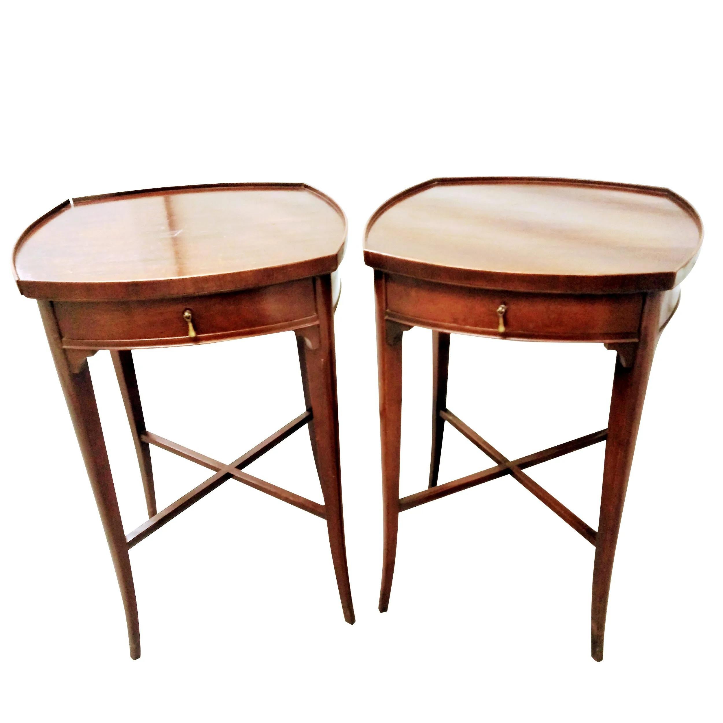 Pair of Sheraton Style Side Tables 4