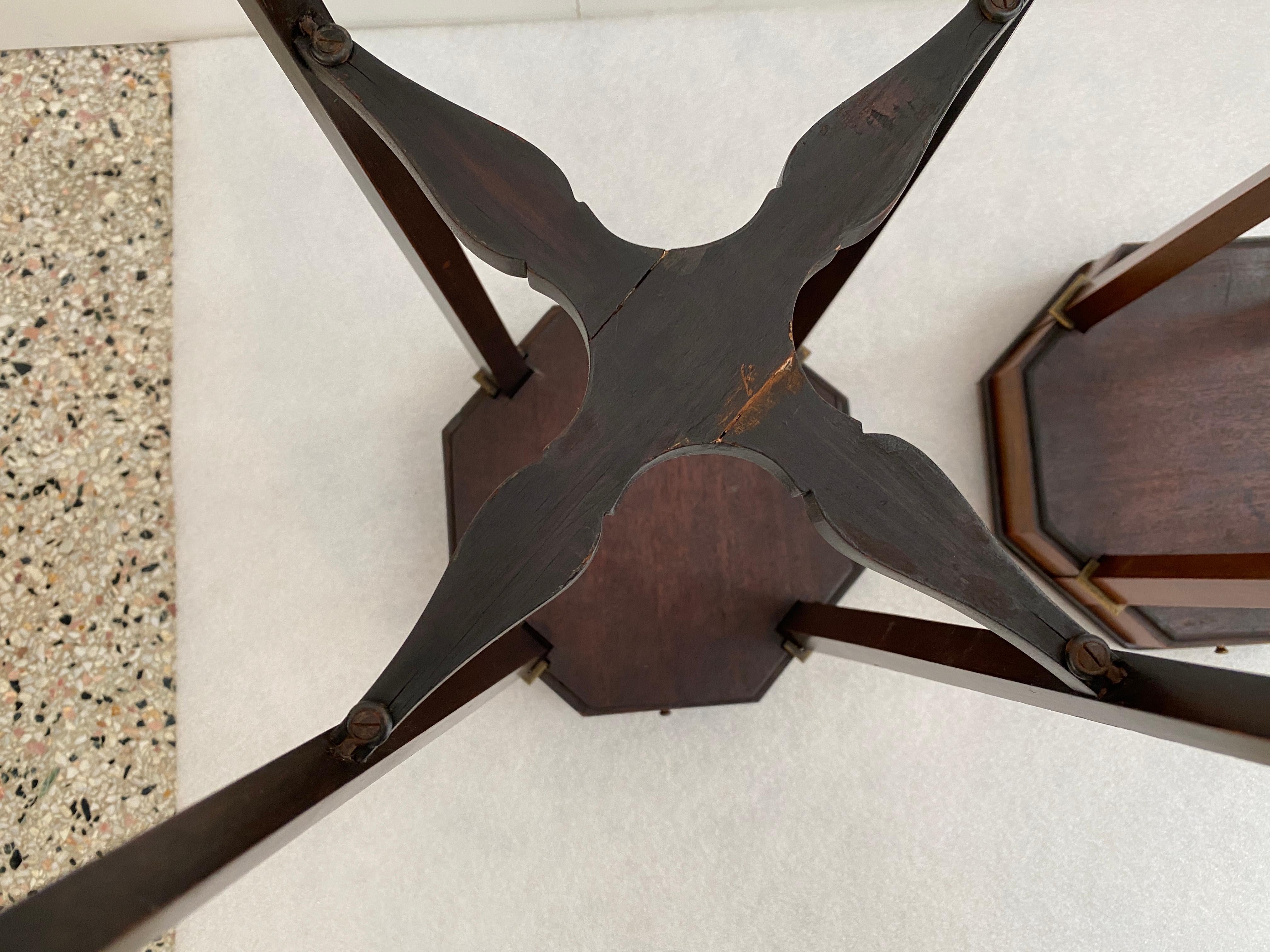 Pair of Sheraton Style Marquetry Tables 10
