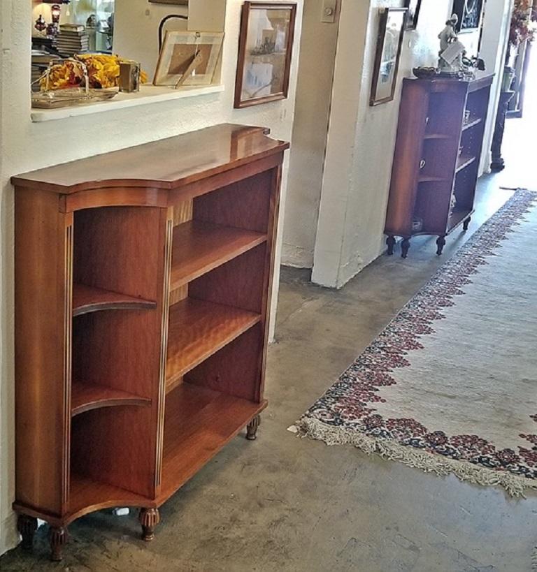 Pair of Sheraton Style Open Bookcases 2