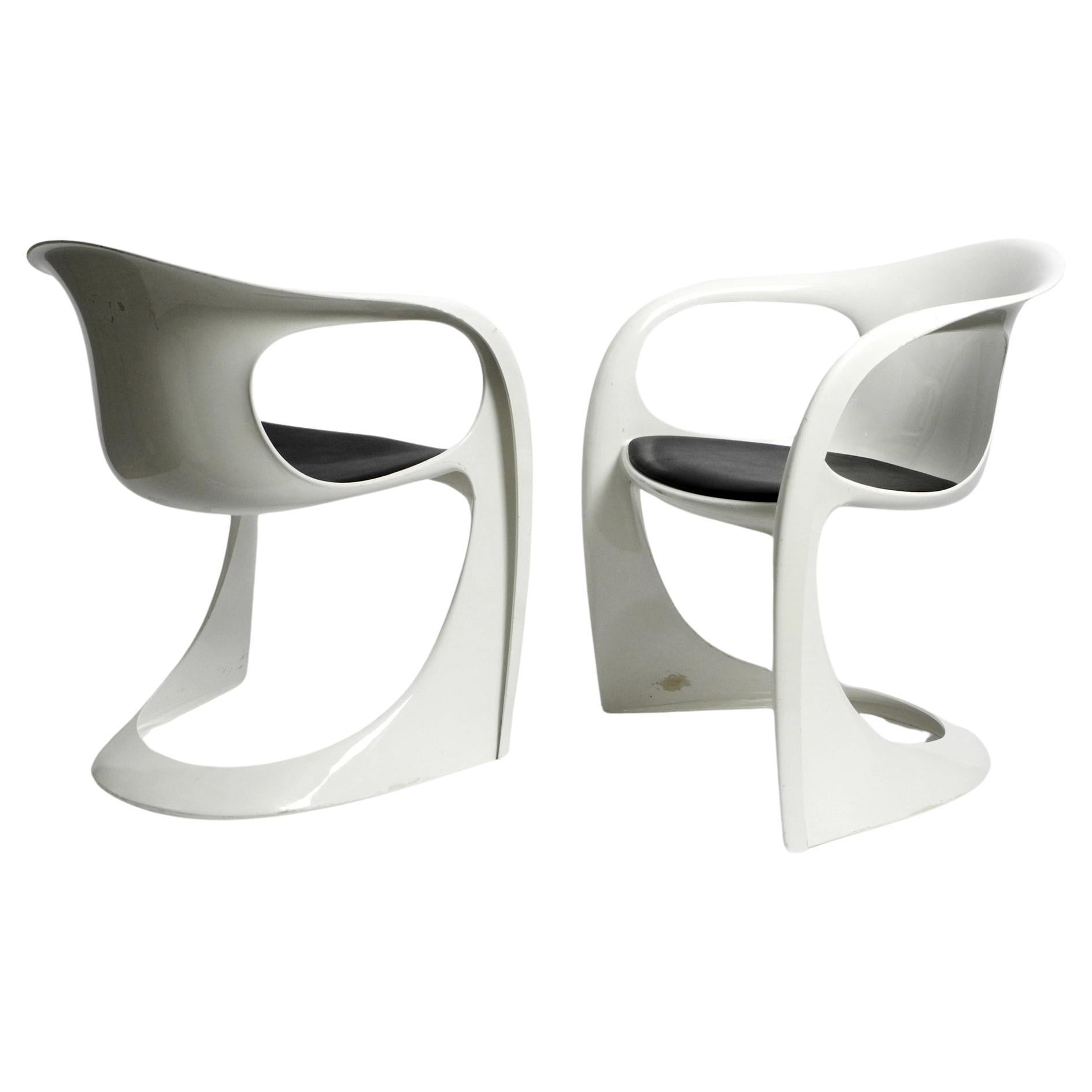 Pair of shiny Casalino Armchairs by Casala model 2007/2008 from January 1974