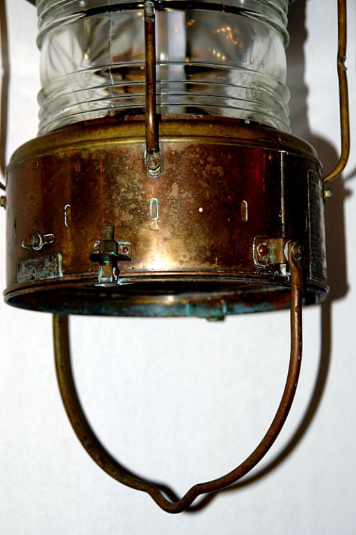 Mid-20th Century Pair of Ship Lanterns, Sold Individually For Sale