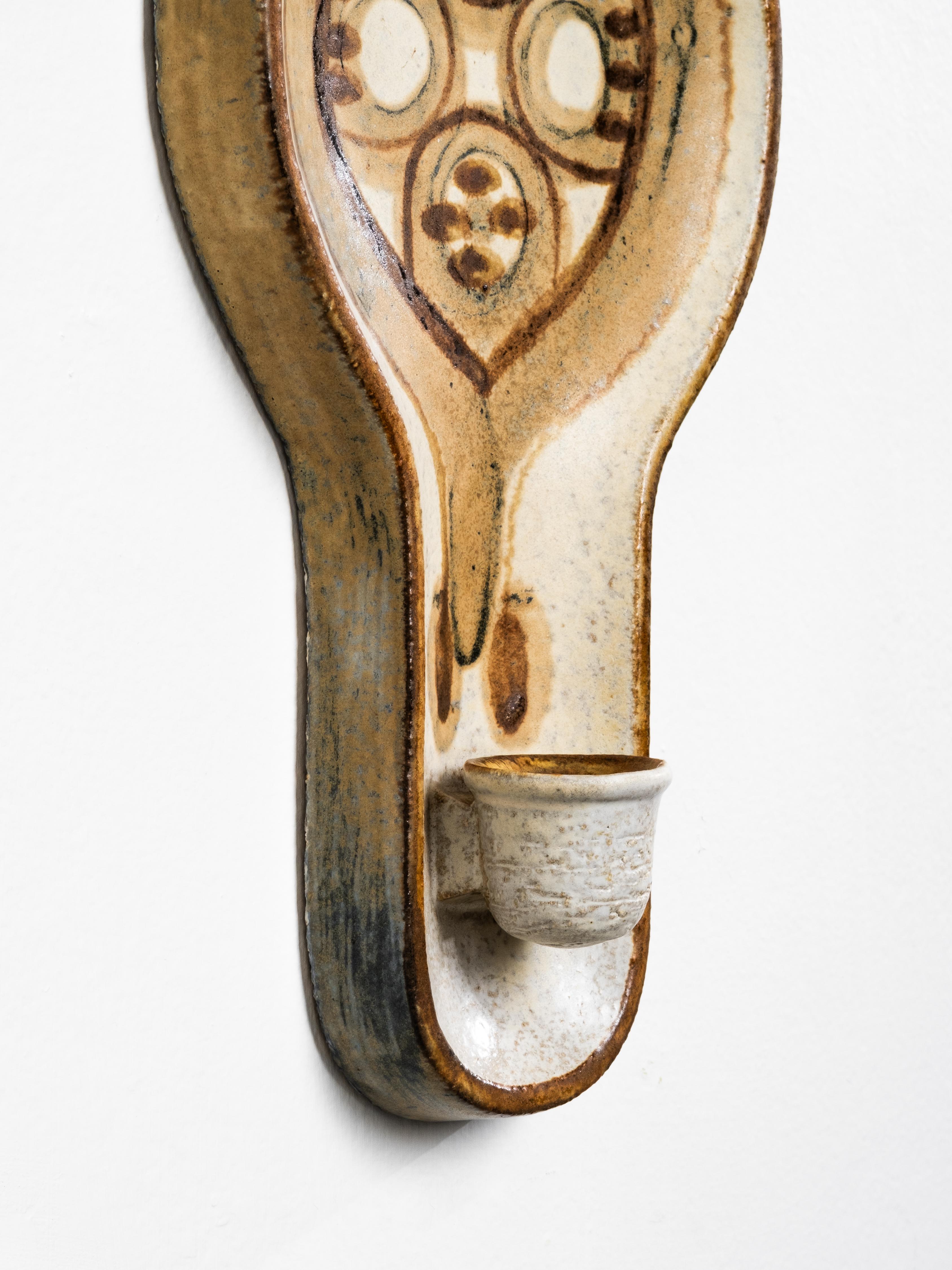 Pair of Søholm Wall Candle Sconces by Backhausen & Brandborg, 1970s For Sale 2