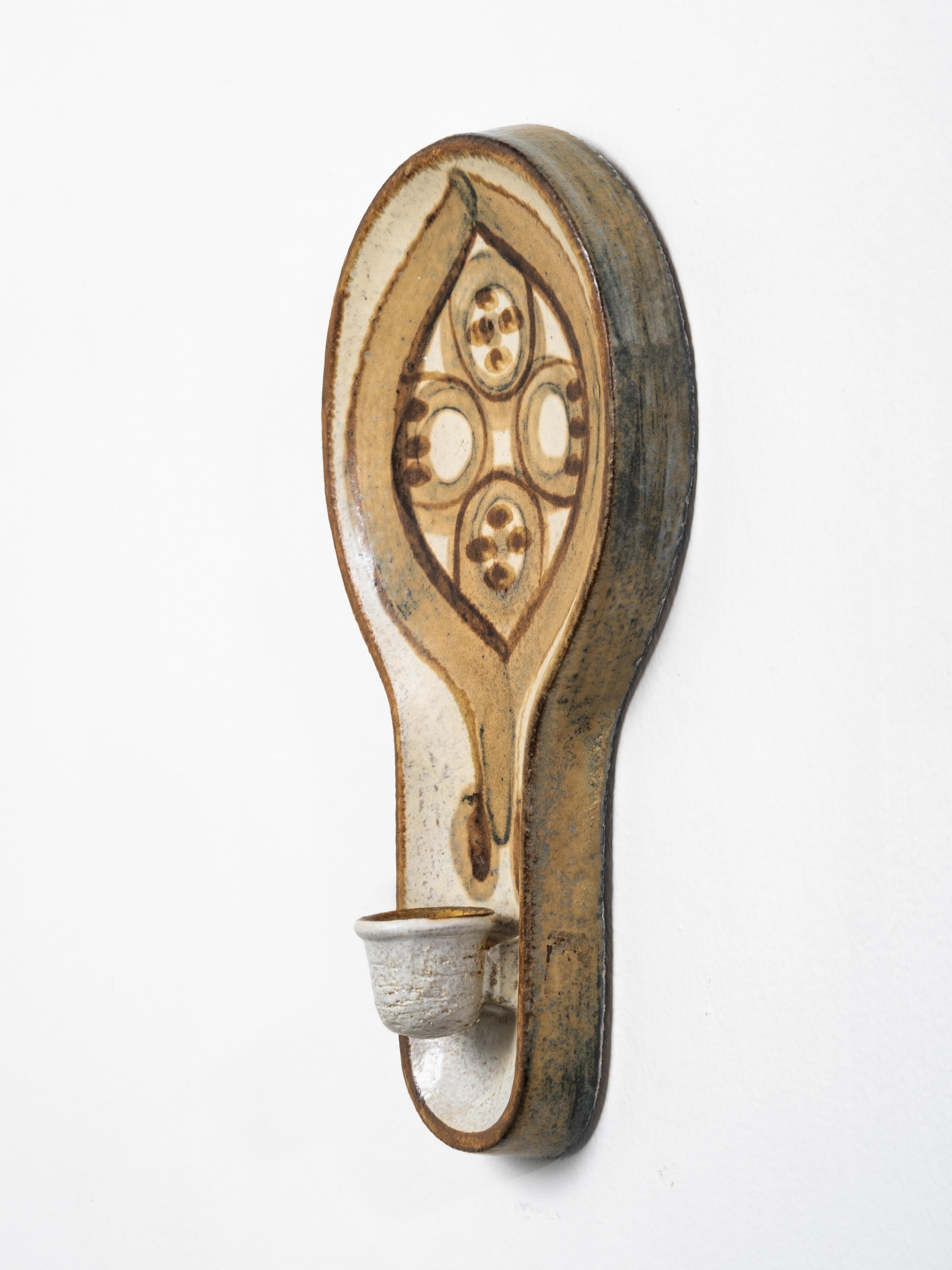 Pair of Søholm Wall Candle Sconces by Backhausen & Brandborg, 1970s In Good Condition For Sale In Karis, Nyland