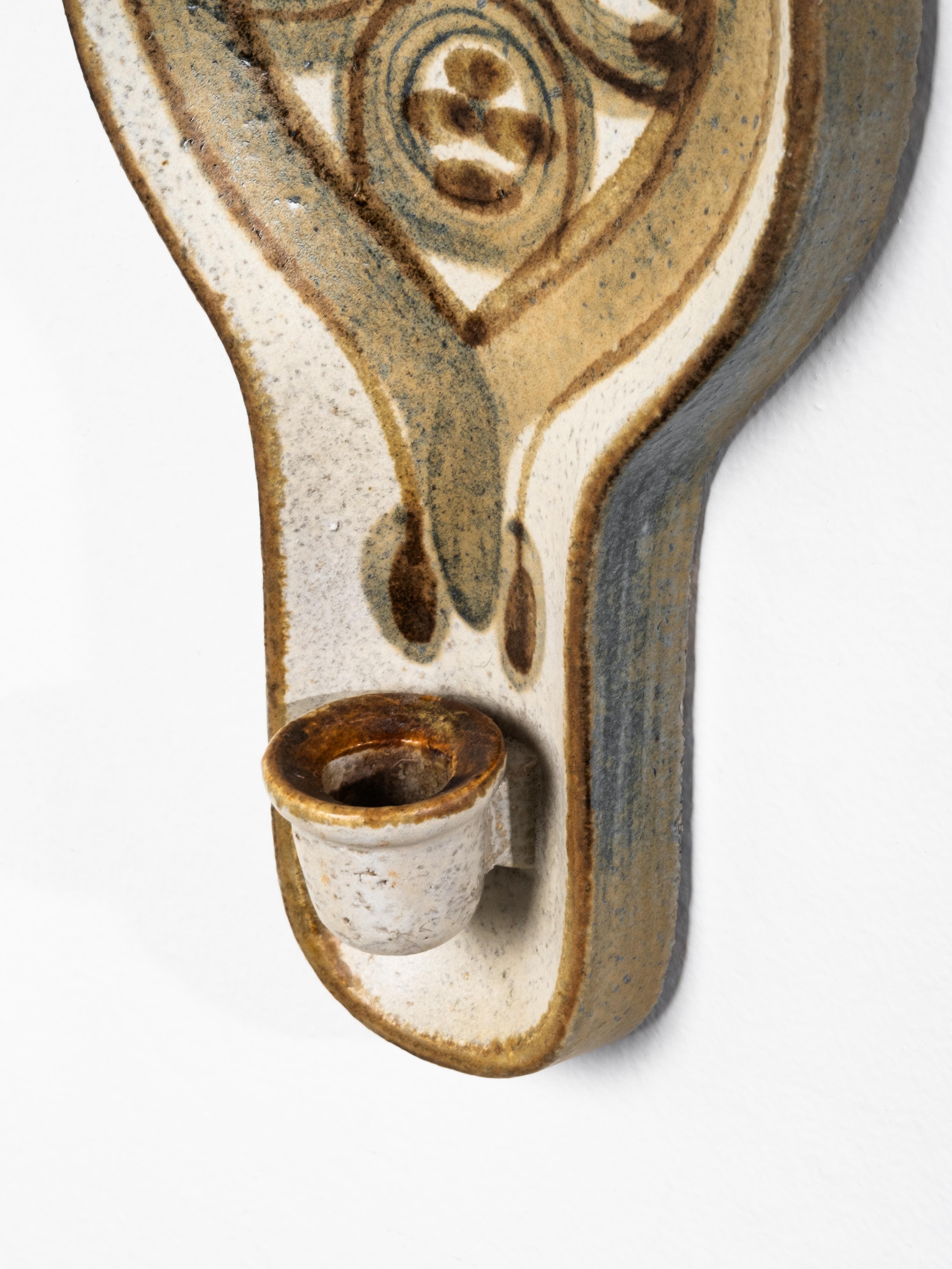 Pair of Søholm Wall Candle Sconces by Backhausen & Brandborg, 1970s For Sale 1