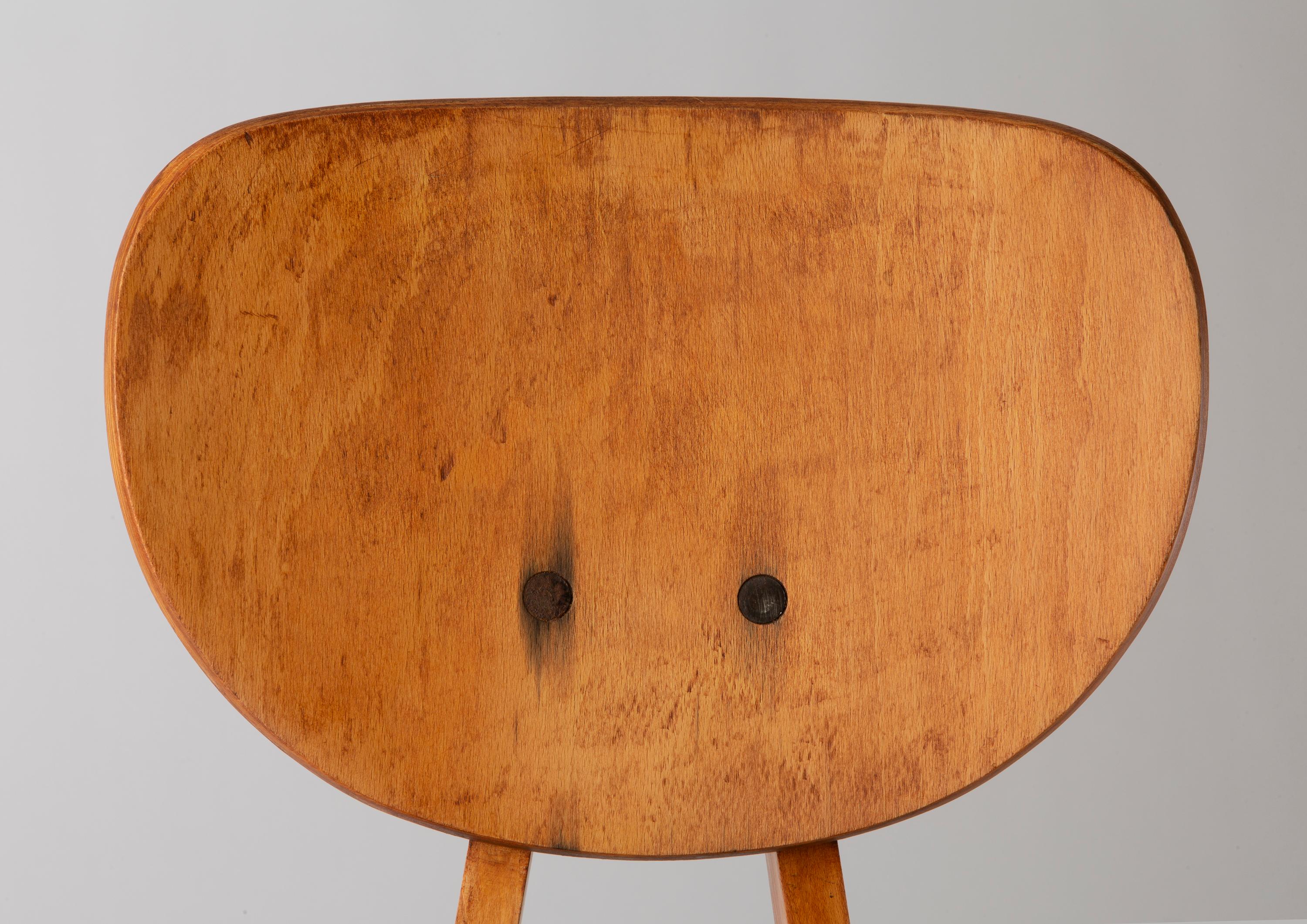 Mid-Century Modern Pair of Side Chairs N. 3221 by Junzo Sakakura