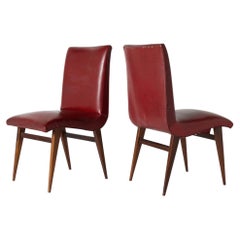 Pair of Side Chairs by Joaquim Tenreiro