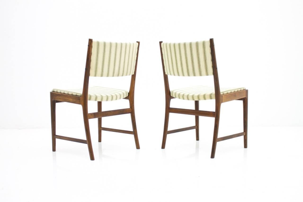 Danish Pair of Side Chairs by Kai Lyngfeldt-Larsen for Søren Willadsen, Denmark, 1960s For Sale