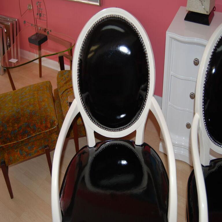 Pair of Side Chairs by Robert Allen For Sale 3