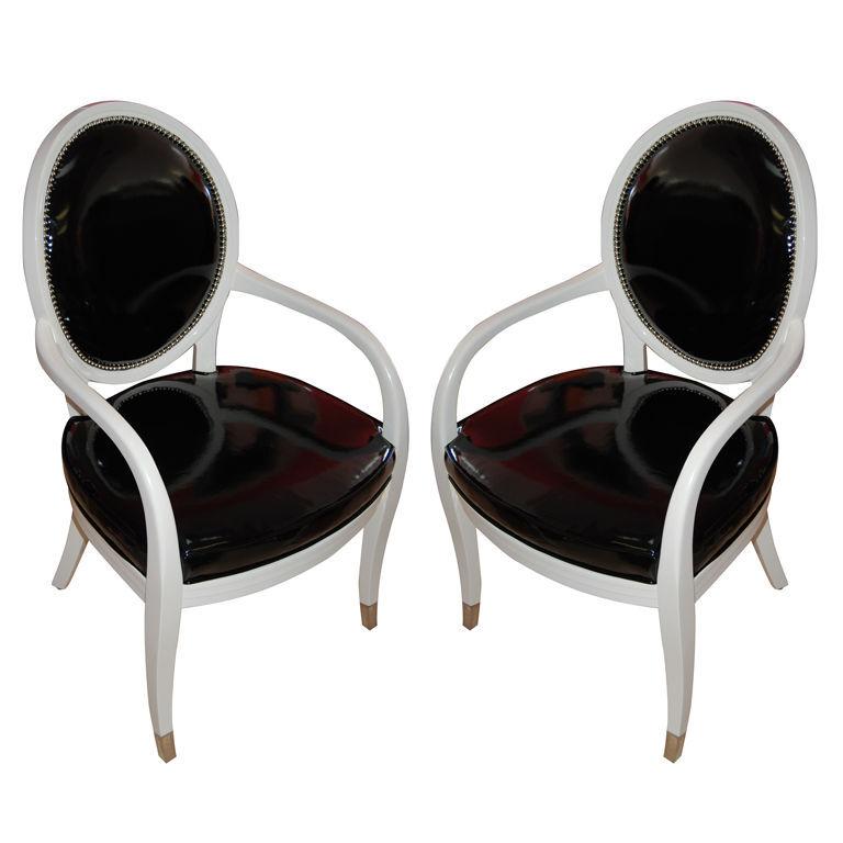 Pair of Side Chairs by Robert Allen