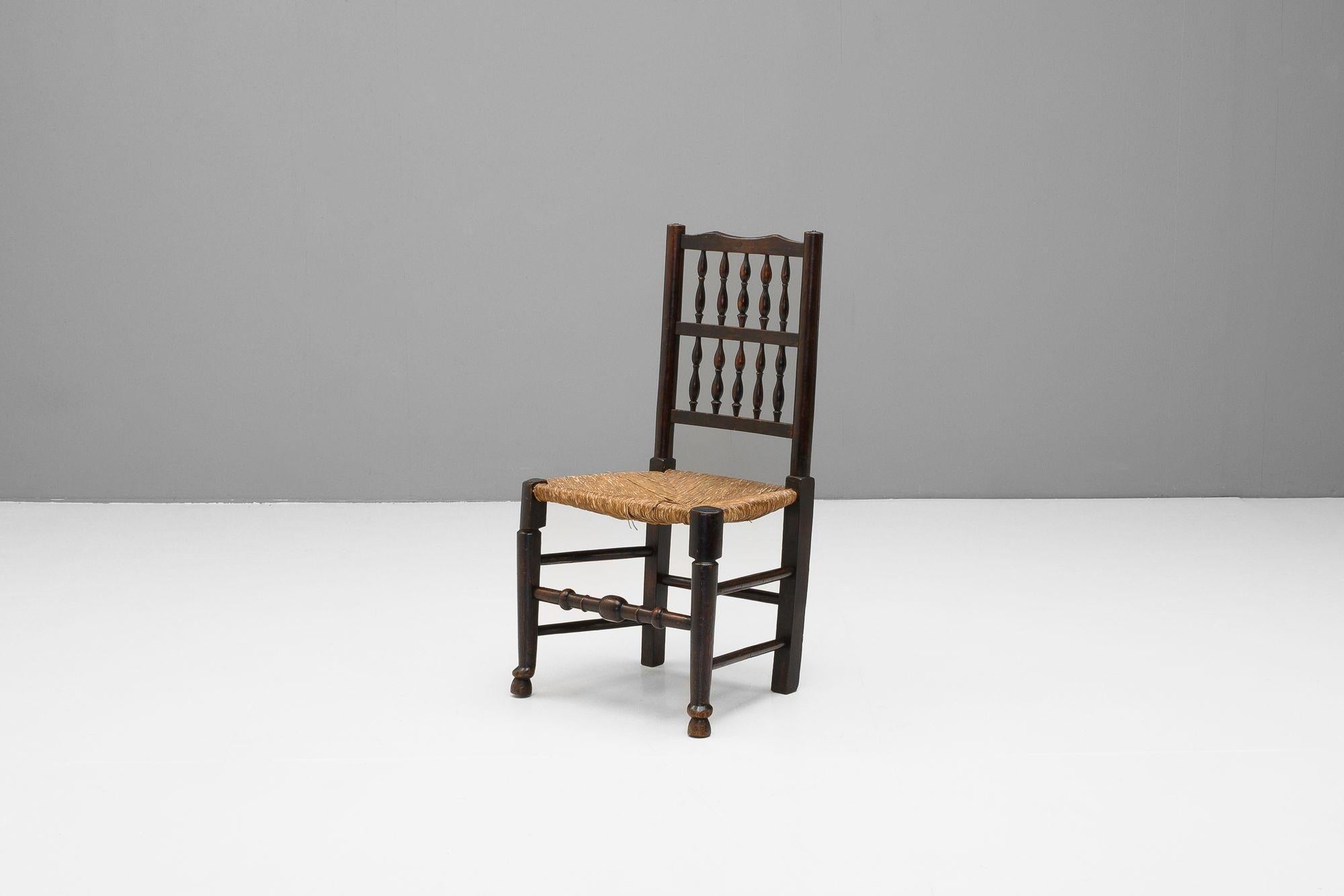 Country Pair of Side Chairs For Sale
