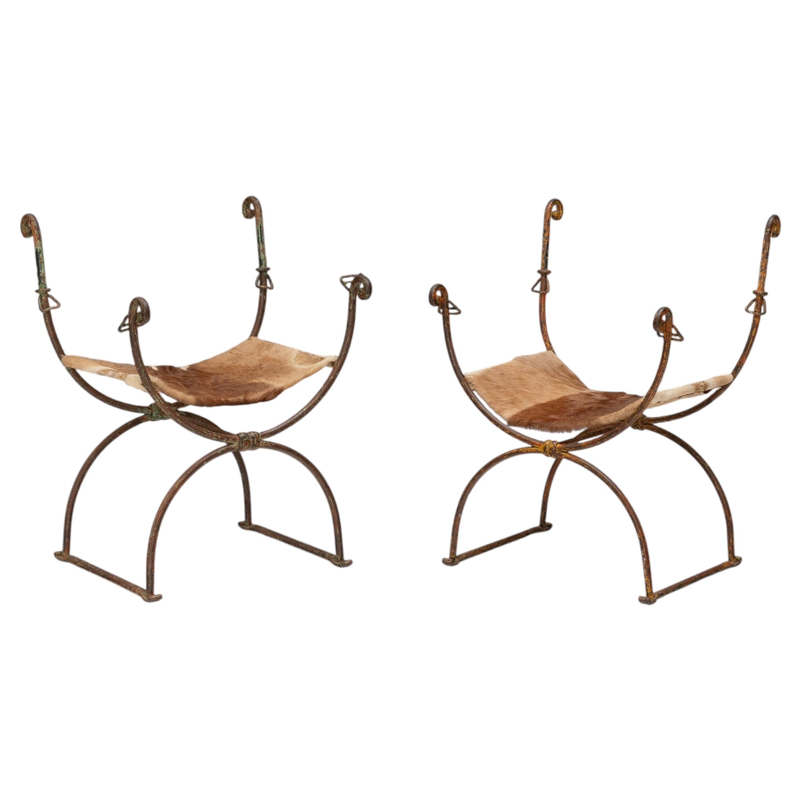 Pair of Side Chairs For Sale