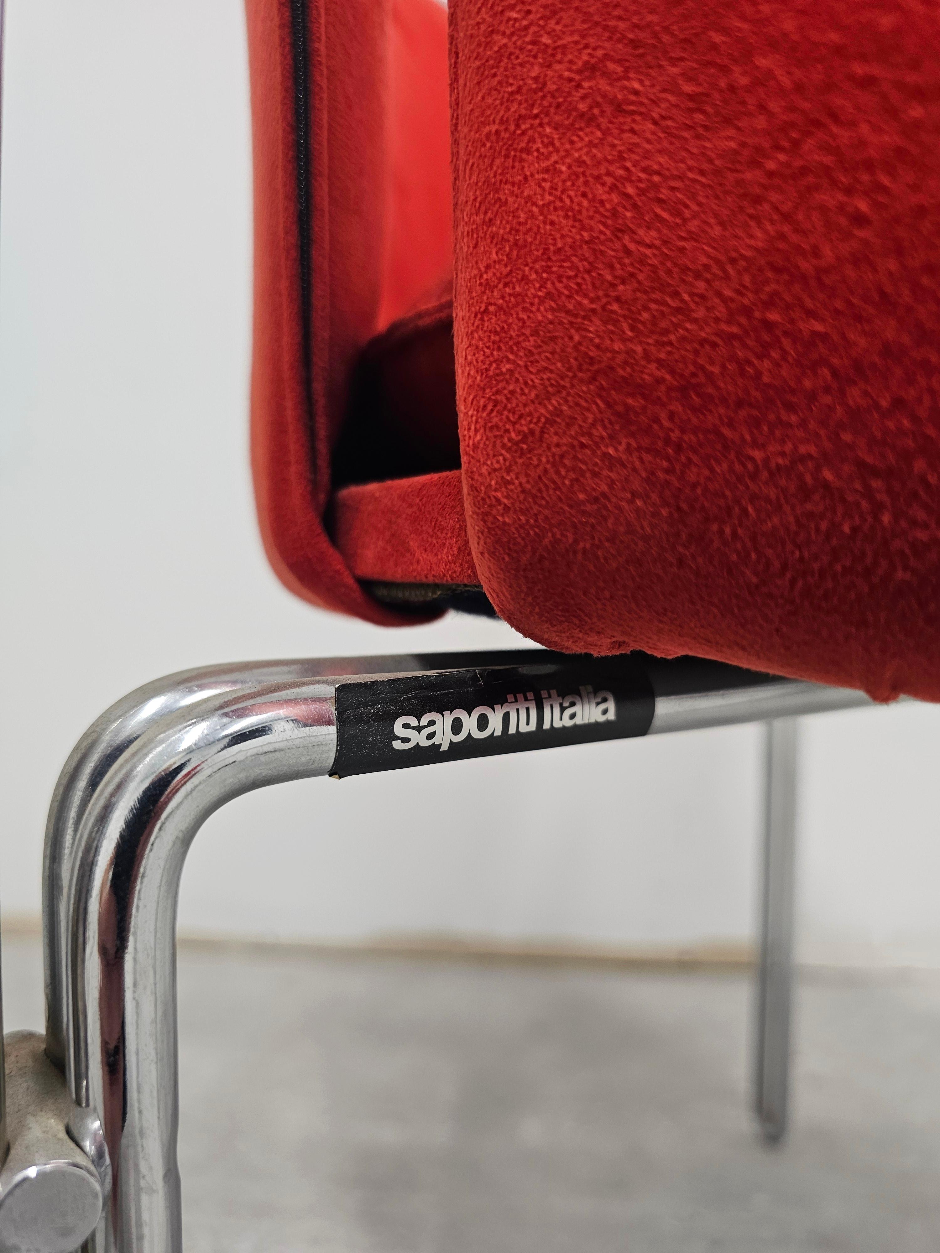 Pair of Side Chairs from Entelechy Series by John Portman for Saporiti For Sale 4