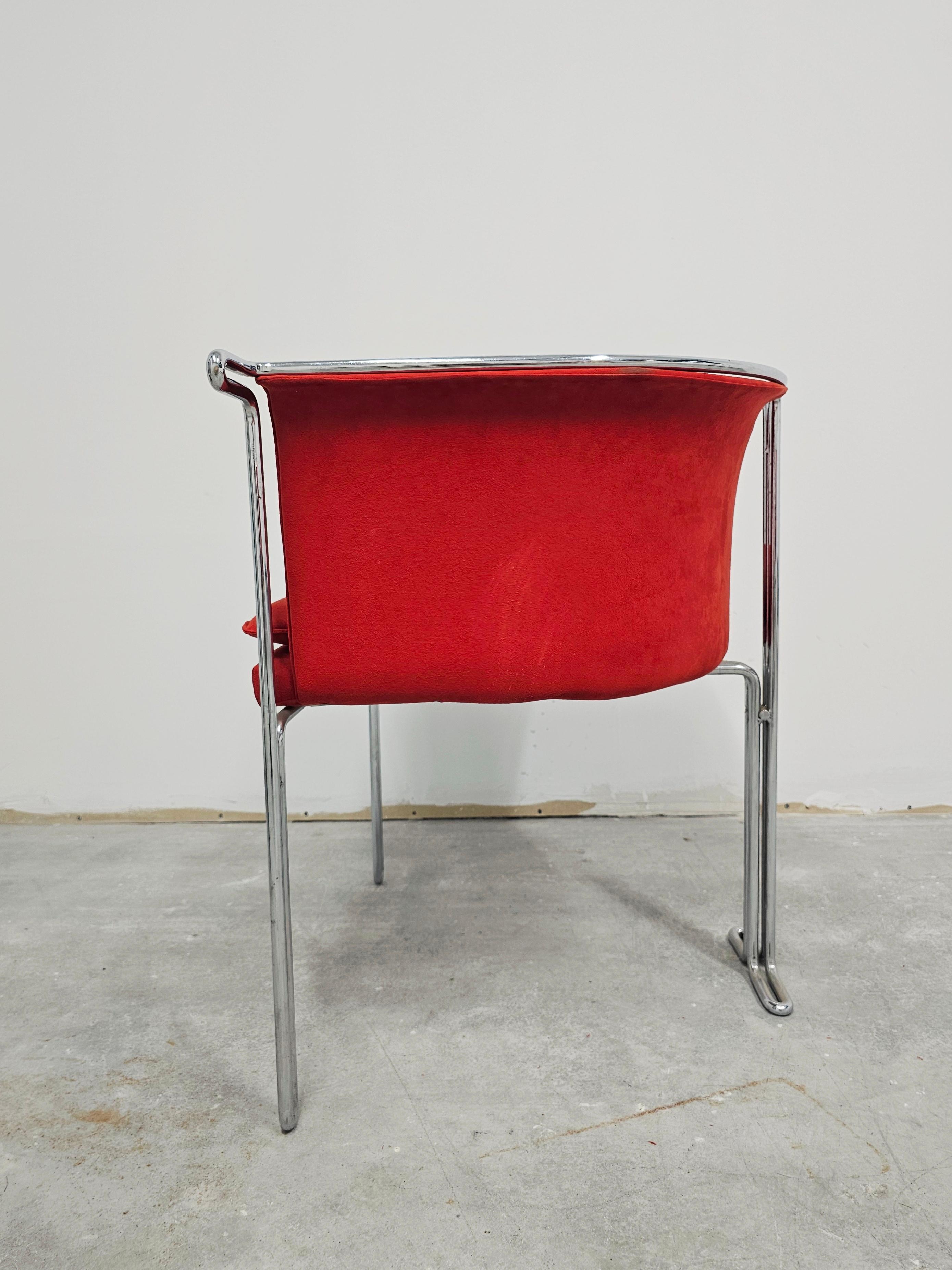 Pair of Side Chairs from Entelechy Series by John Portman for Saporiti For Sale 7