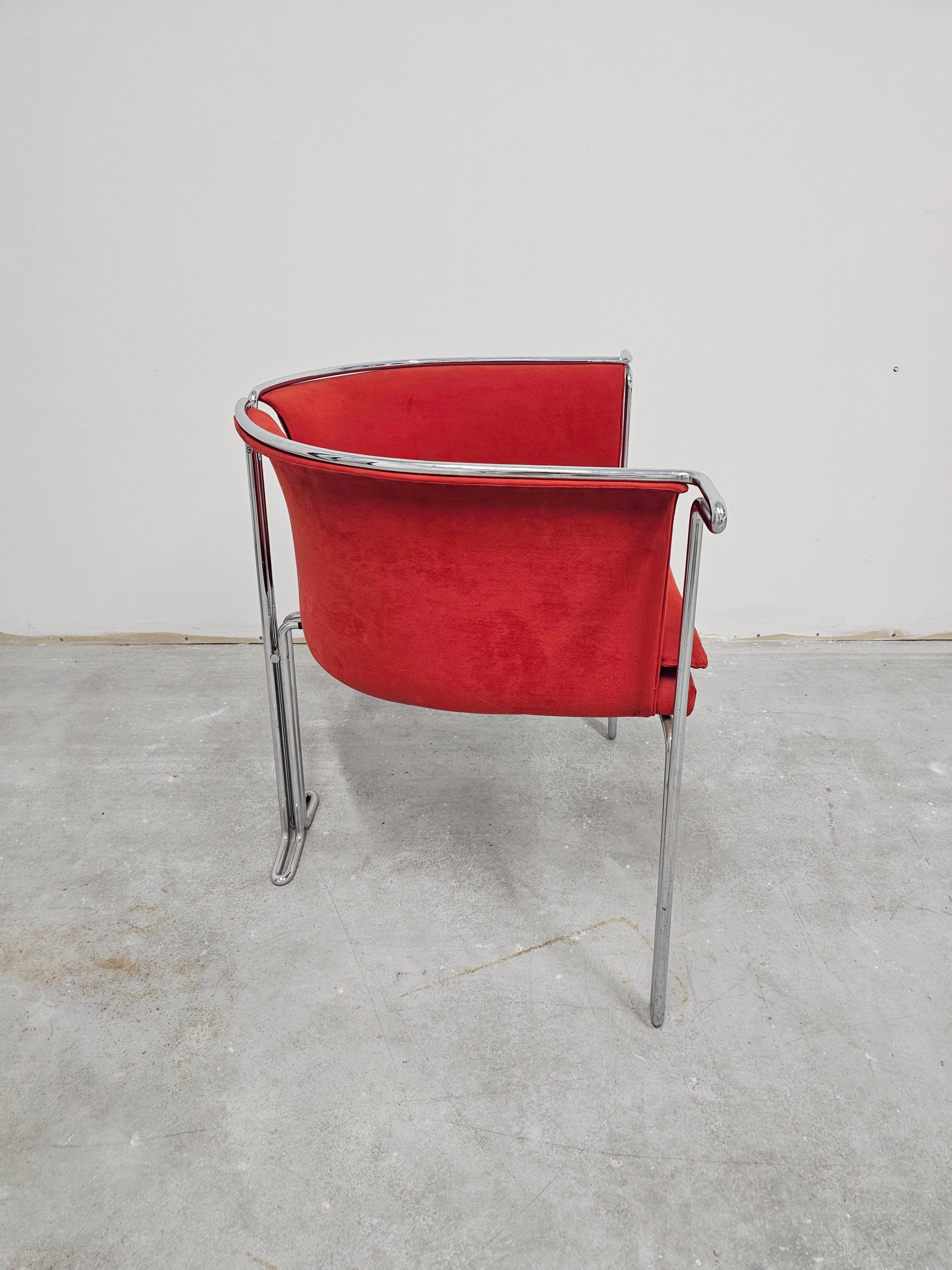 Pair of Side Chairs from Entelechy Series by John Portman for Saporiti For Sale 2