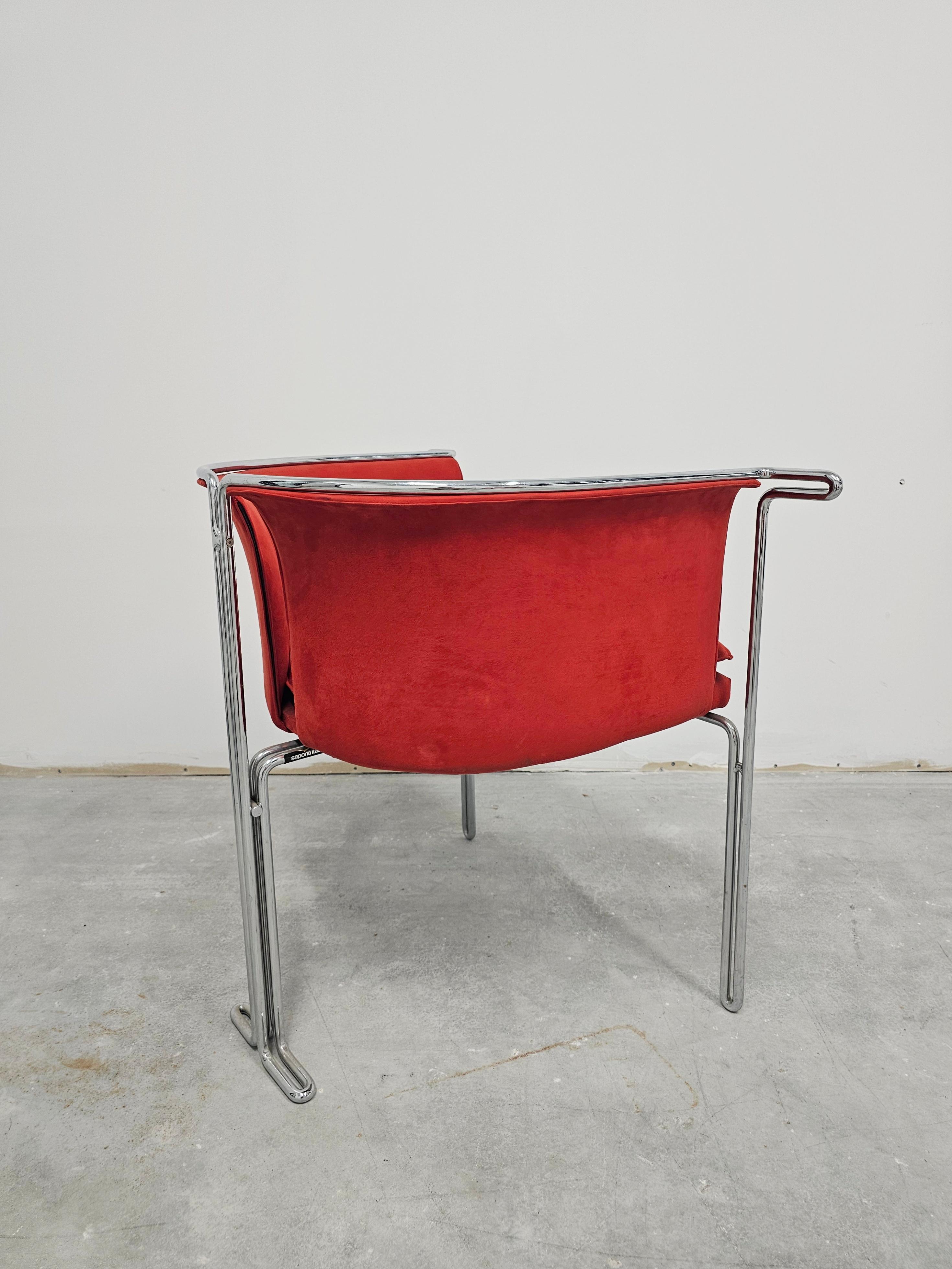 Pair of Side Chairs from Entelechy Series by John Portman for Saporiti For Sale 3