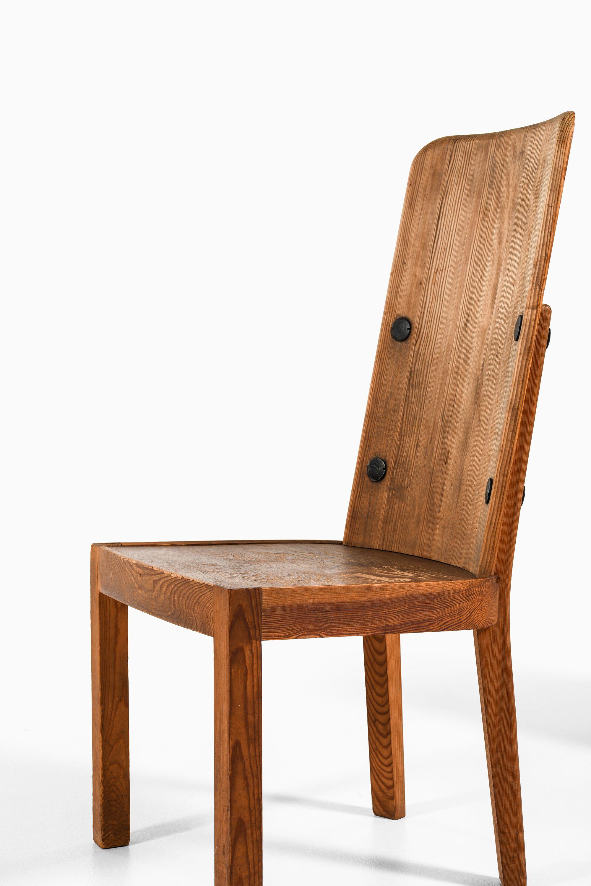 Huilé Paire de chaises d'appoint modèle Lovö par Axel Einar Hjorth, 1932, Nordiska Kompaniet en vente