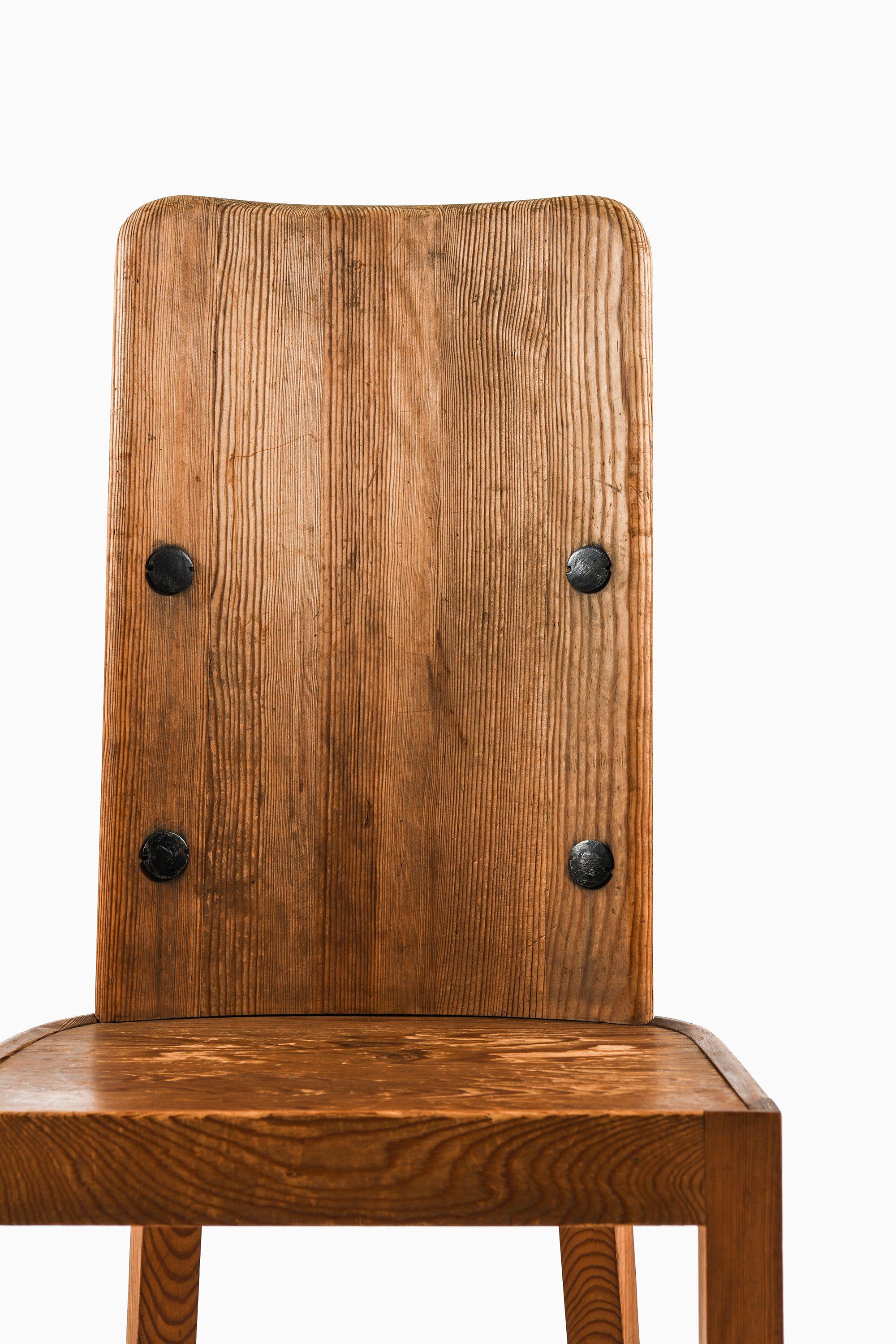 Paire de chaises d'appoint modèle Lovö par Axel Einar Hjorth, 1932, Nordiska Kompaniet Bon état - En vente à Limhamn, Skåne län