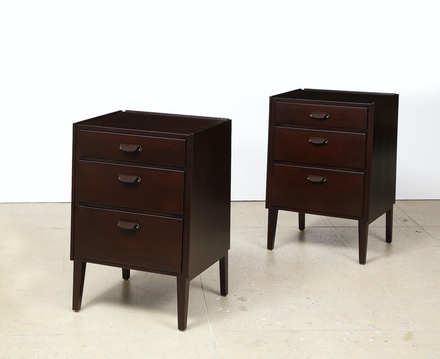 Modern Pair of Side Chests by Edward Wormley for Dunbar