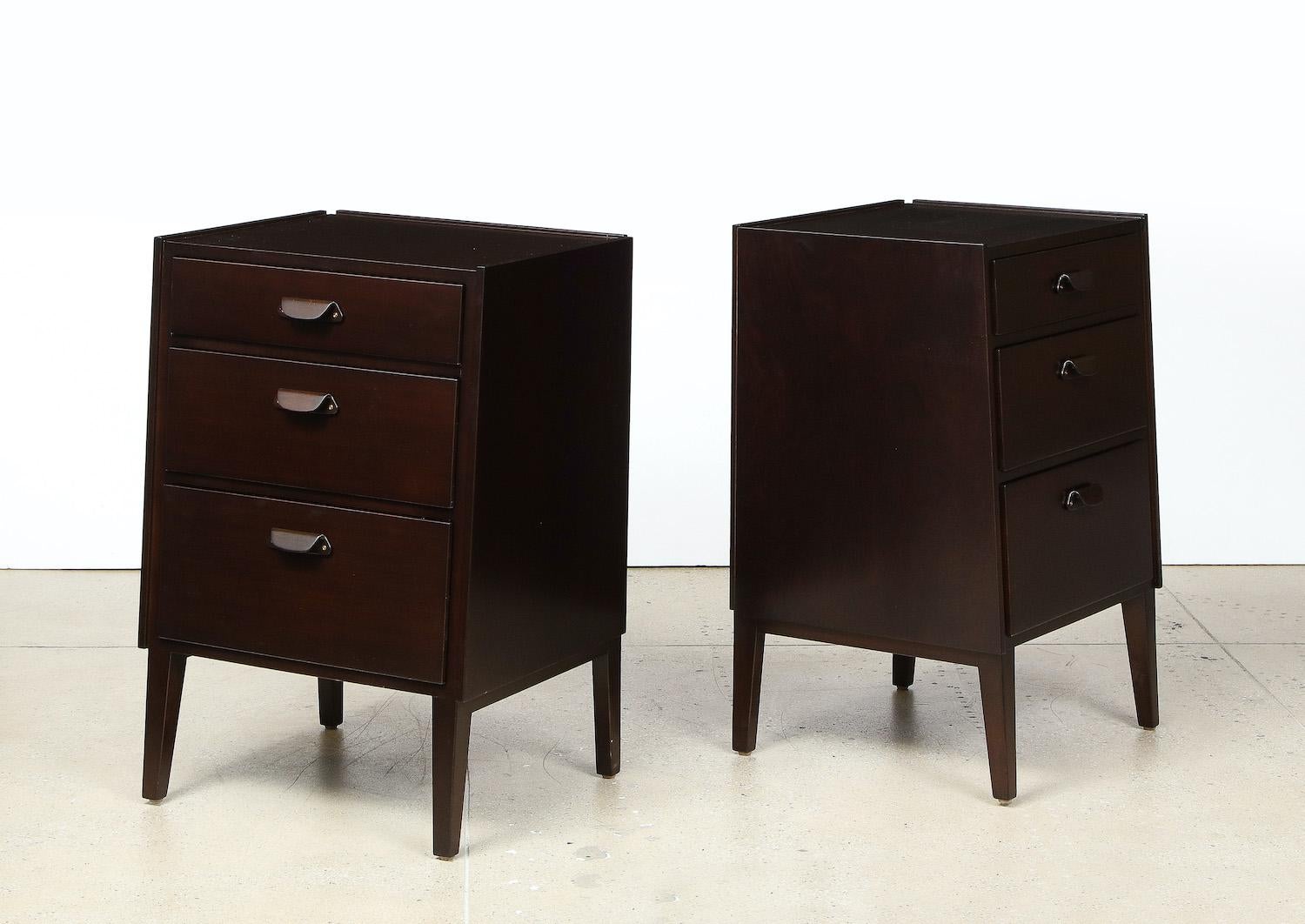 Mid-20th Century Pair of Side Chests by Edward Wormley for Dunbar