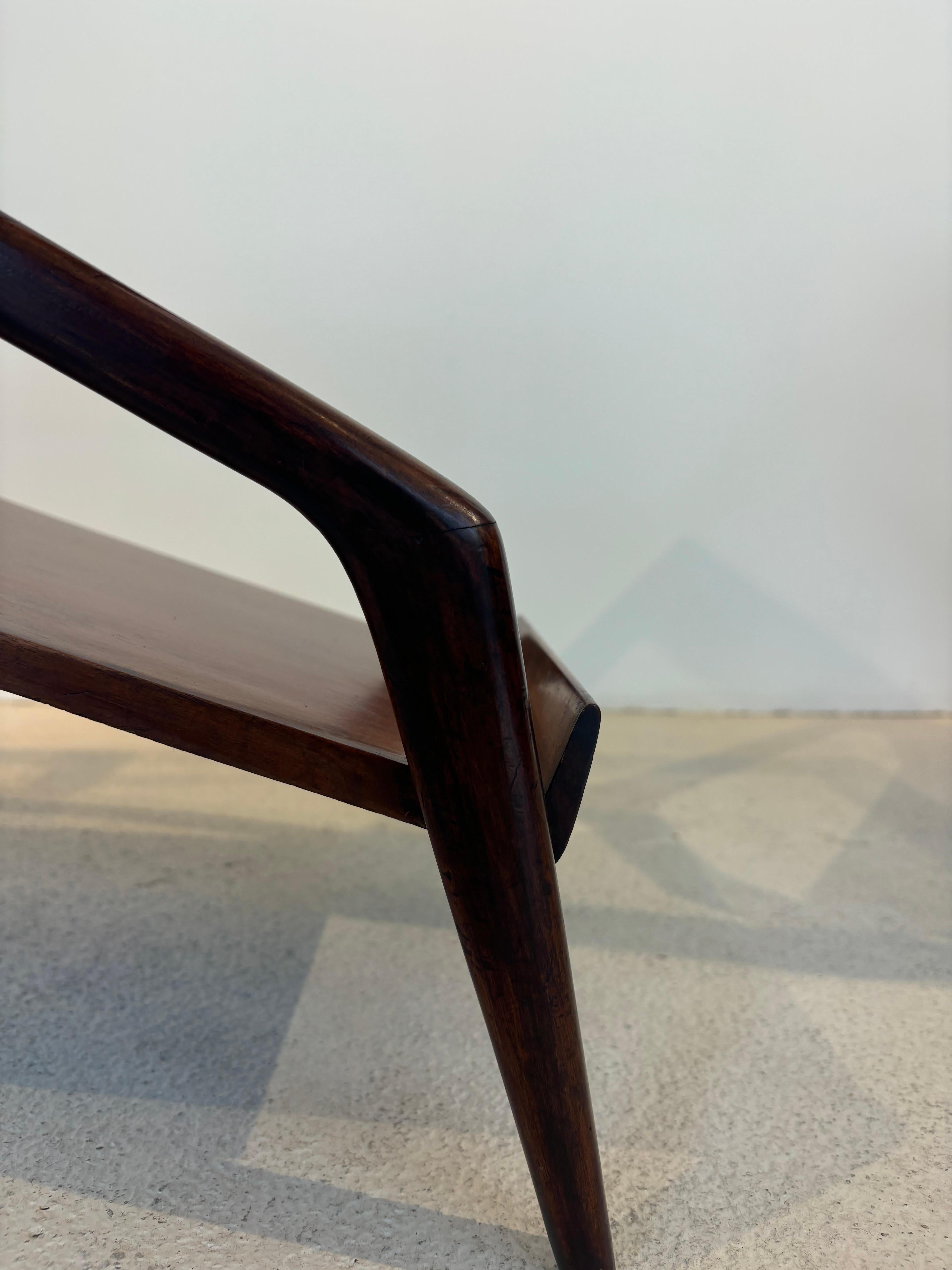 Pair of side table by Giuseppe Scapinelli For Sale 3