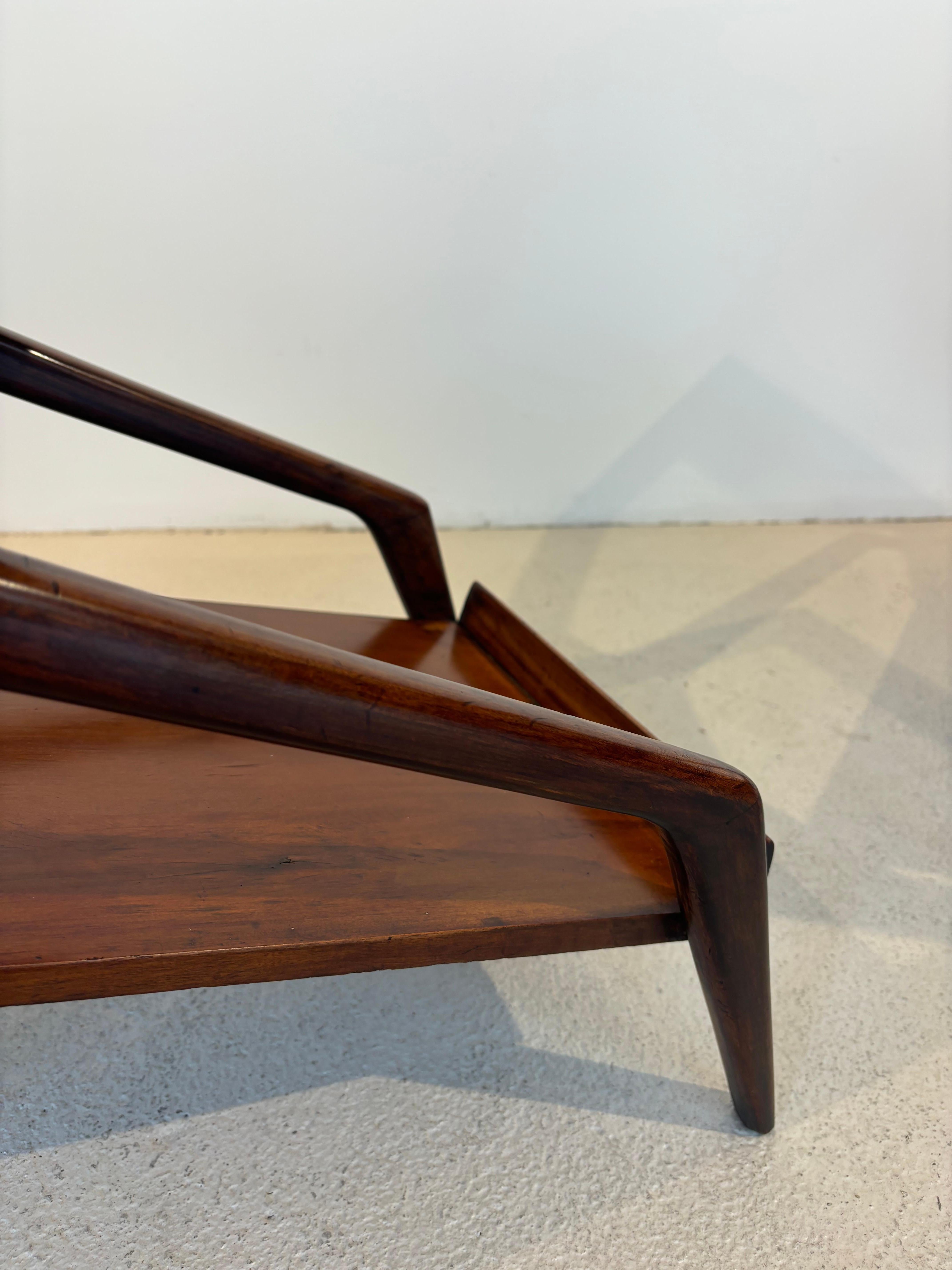 Pair of side table by Giuseppe Scapinelli For Sale 4