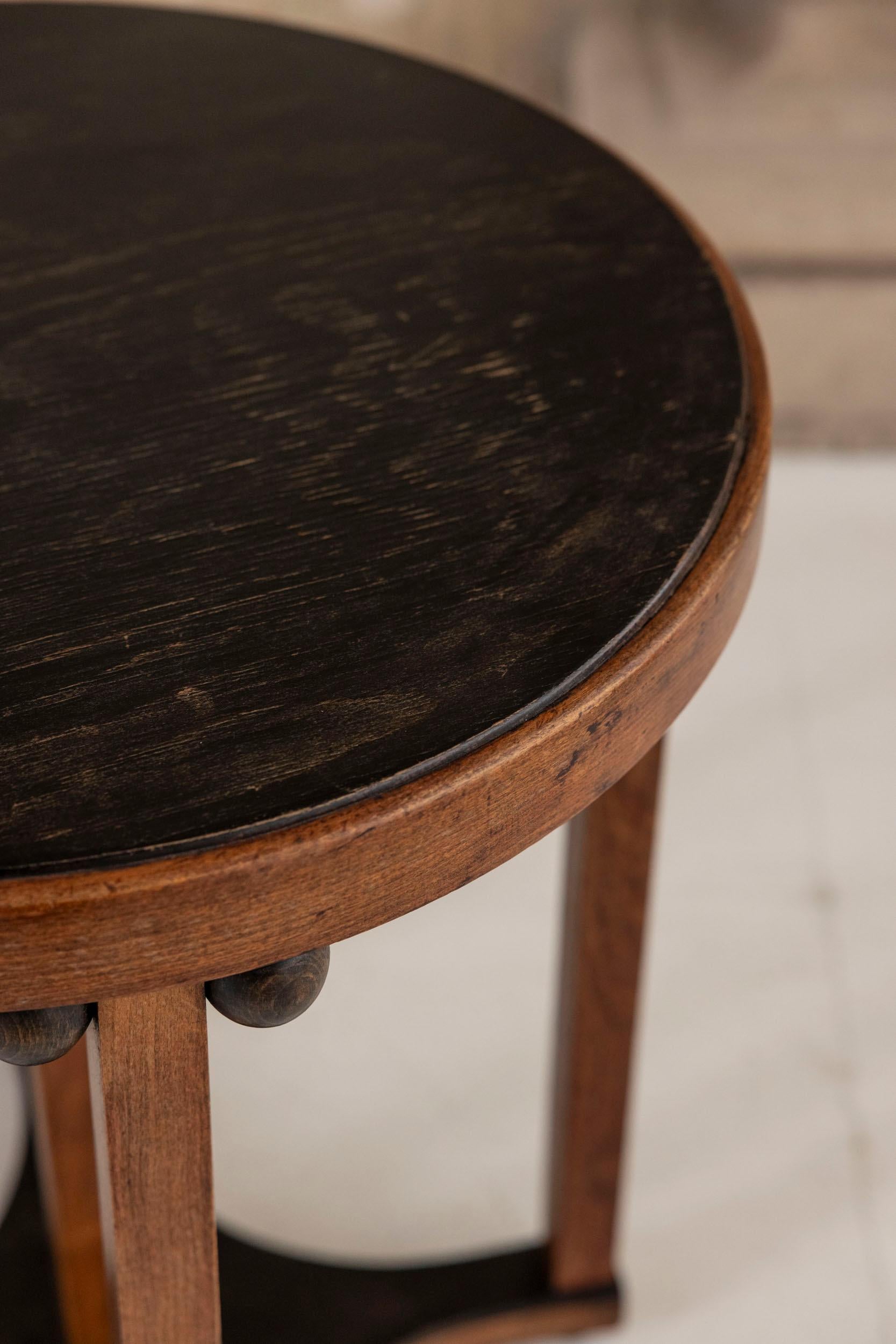 Pair of side table by Josef Hoffmann for Jacob and Josef Kohn For Sale 4