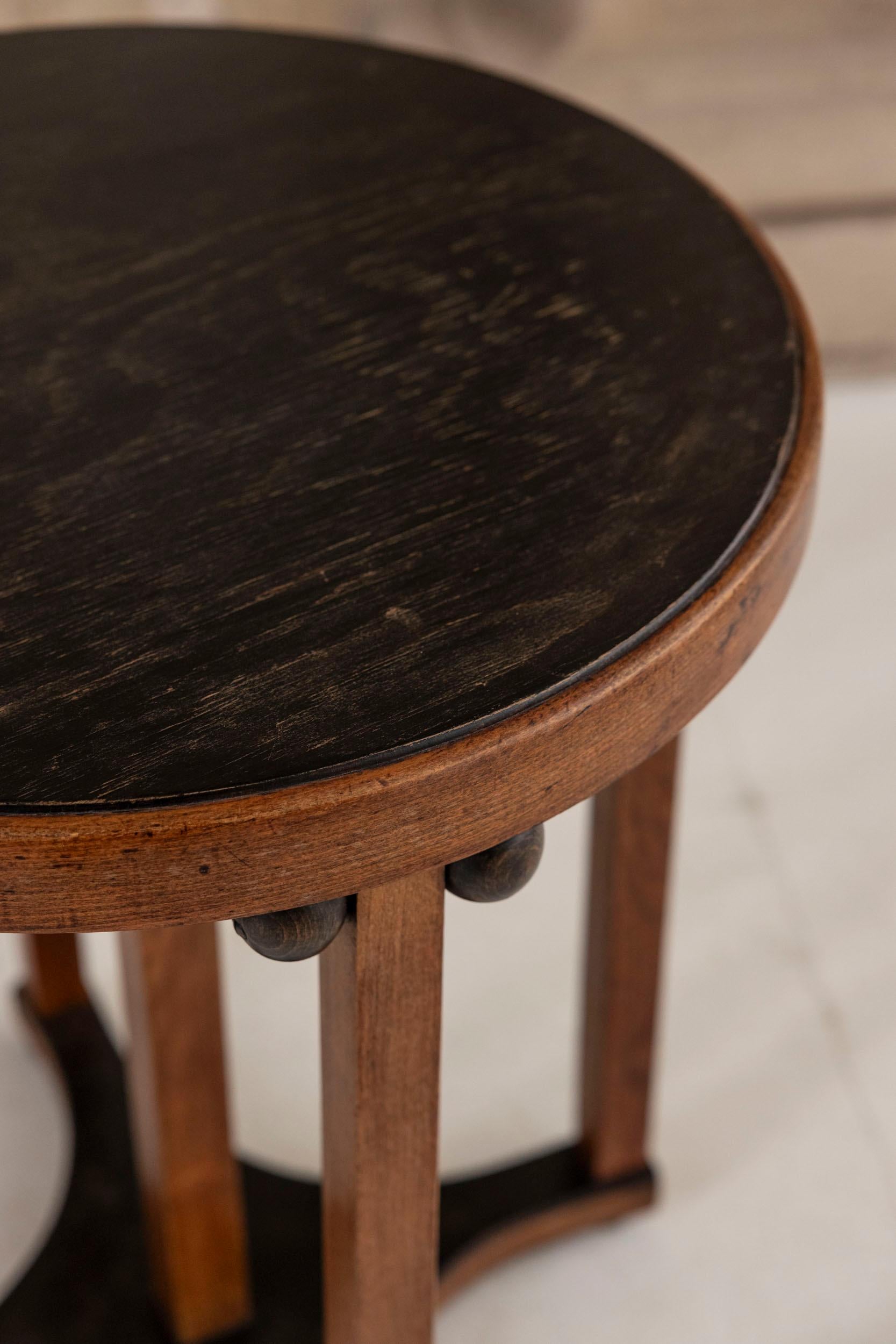 Pair of side table by Josef Hoffmann for Jacob and Josef Kohn For Sale 2