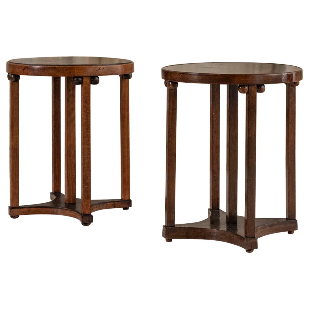 Pair of side table by Josef Hoffmann for Jacob and Josef Kohn For Sale